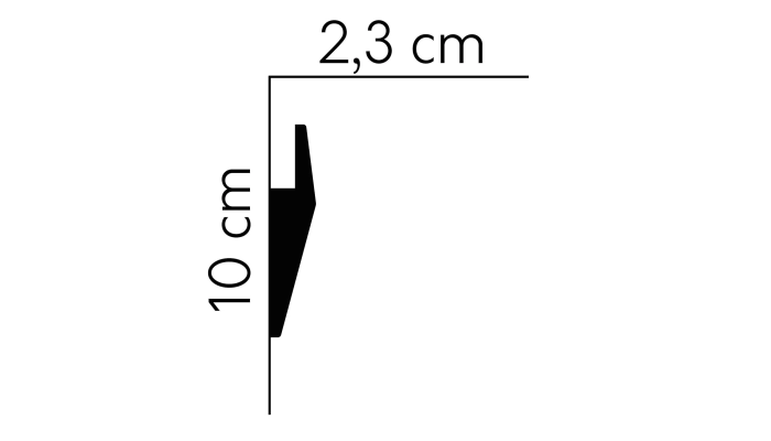 Listwa przypodłogowa, sufitowa, Mardom Decor MD016
